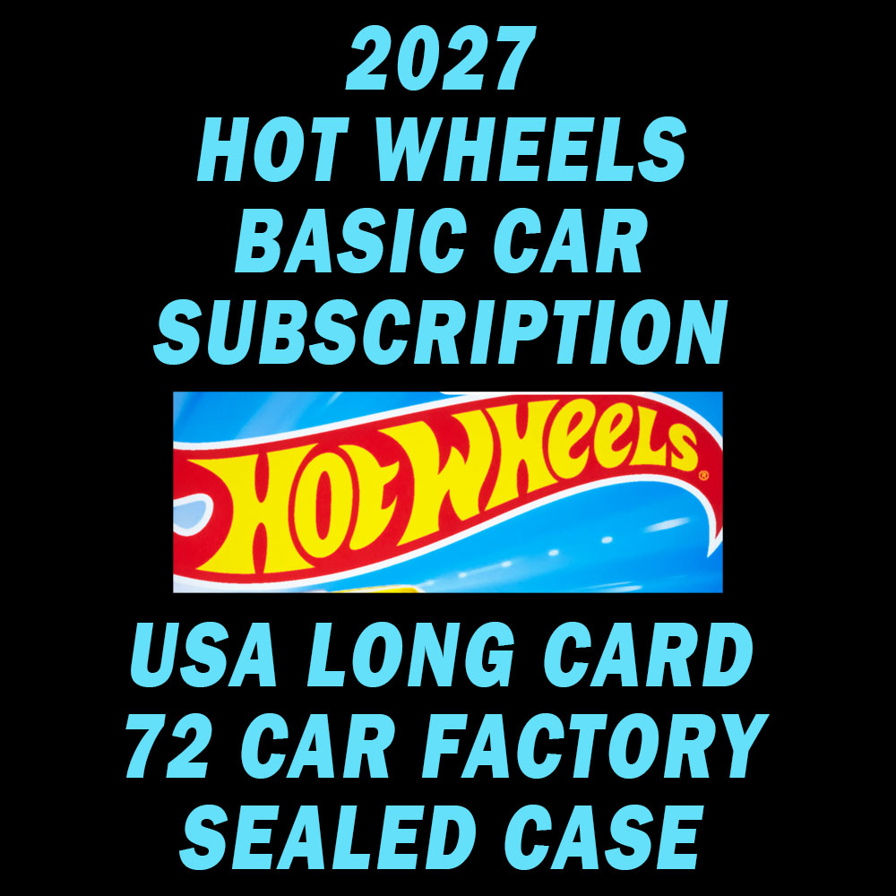 HOT WHEELS 2027 BASIC CARS USA LC SEALED CASE 0F 72 SUBSCRIPTION / FREE USA SHIPPING*