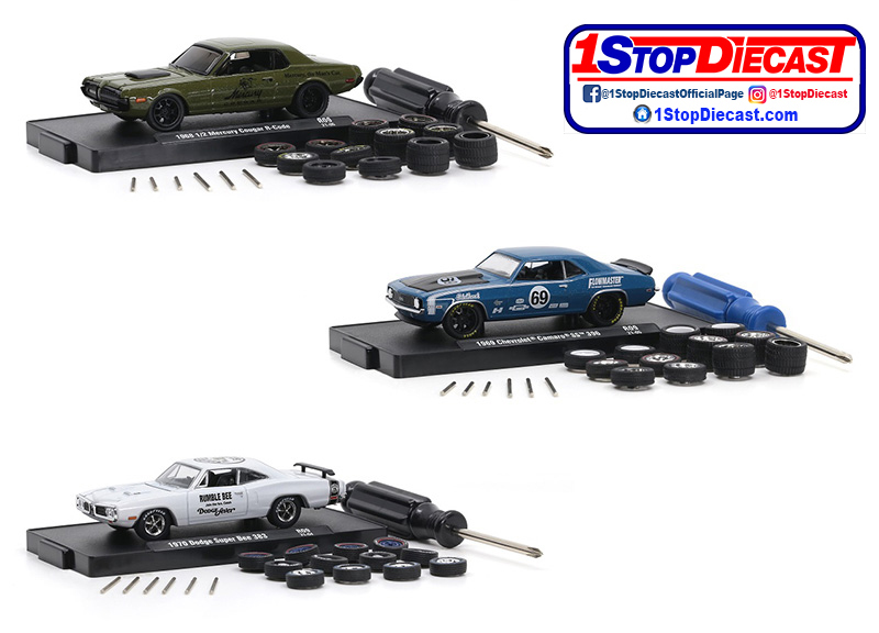 M2 1/64th AUTO-WHEELS RELEASE 9  / 3 KIT SET / FREE USA SHIPPING*