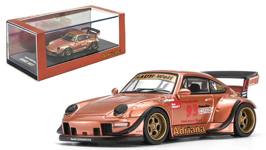 MOTOR HELIX 1/64 RWB 993 ADRIANA MET PINK / FREE USA SHIPPING*