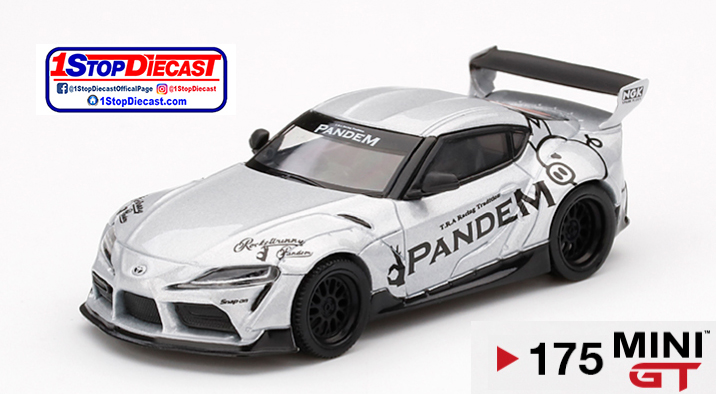 MINI GT 1/64 PANDEM TOYOTA GR SUPRA V1.0 SILVER  / MIJO HOBBY EXCLUSIVE / LIMITED EDITION OF 3000 / *FRE
