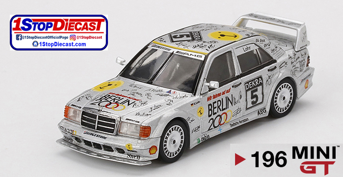 MINI GT 1/64 MERCEDES BENZ 190E 2.5-16 EII #5 BERLIN DTM   / MIJO HOBBY EXCLUSIVE / LIMITED EDITION OF 4800 / *FRE