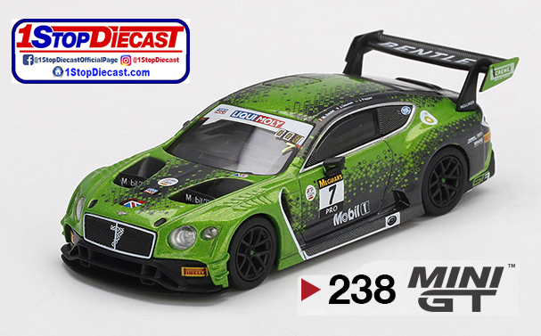 MINI GT 1/64  BENTLEY #7 2020 LIQUI-MOLY BATHURST 12 HRS WINNER / MIJO EXCLUSIVE / FREE USA SHIPPING*