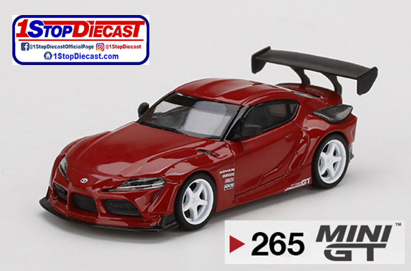 MINI GT 1/64 TOYOTA HKS GR SUPRA RENAISSANCE RED / MIJO EXCLUSIVE / FREE USA SHIPPING*