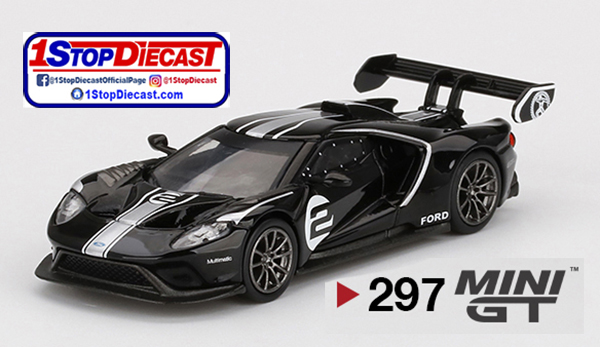 MINI GT 1/64 FORD GT MK II #006 SHADOW BLACK / MIJO HOBBY EXCLUSIVE / LIMITED EDITION / *FREE USA SHIPPING