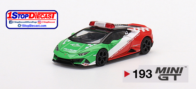 MINI GT 1/64 LAMBORGHINI HURACAN EVO BOLOGNA AIRPORT 2020 / MIJO HOBBY EXCLUSIVE / *FREE USA SHIPPING