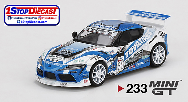 MINI GT 1/64 PANDEM TOYOTA GR SUPRA V1.0  TOYO TIRES D1 GP   / MIJO HOBBY EXCLUSIVE / *FREE USA SHIPPING