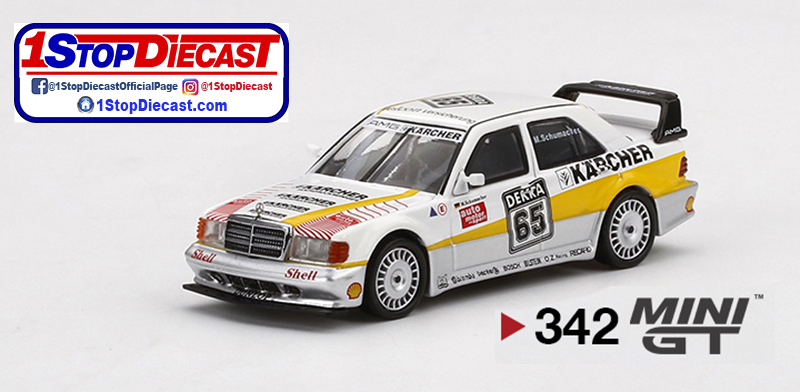 MINI GT 1/64 MERCEDES-BENZ 190E 2.5-16 EVO II #65 1990 DTM  / MIJO HOBBY EXCLUSIVE / *FREE USA SHIPPING