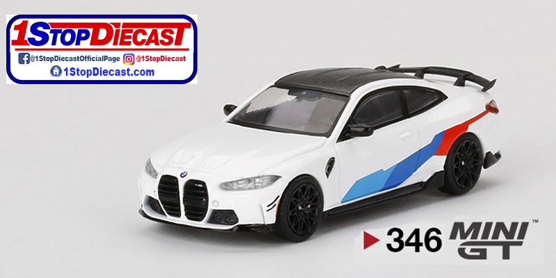 MINI GT 1/64 BMW M4 PERFORMANCE (G82) ALPINE WHITE  / MIJO HOBBY EXCLUSIVE / *FREE USA SHIPPING