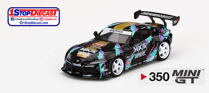 MINI GT 1/64 HKS TOYOTA GR SUPRA A90 2020 TOKYO AUTO SALON  / MIJO HOBBY EXCLUSIVE / *FREE USA SHIPPING