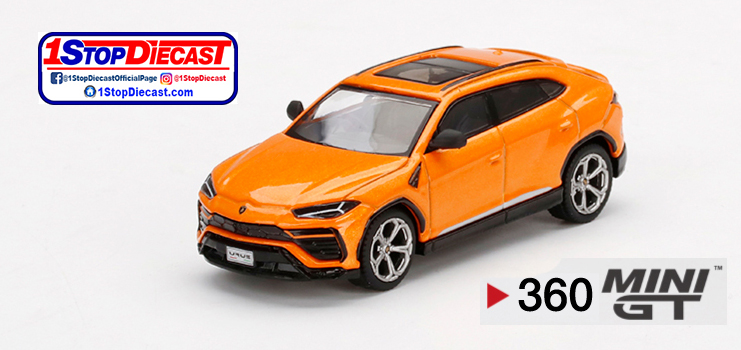 MINI GT 1/64 LAMBORGHINI URUS ARANCIO BOREALIS / MIJO HOBBY EXCLUSIVE / *FREE USA SHIPPING