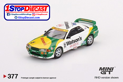 MINI GT 1/64 NISSAN SKYLINE GT-R R32 #2 1991 MACAU GP  / MIJO HOBBY EXCLUSIVE / LIMITED EDITION OF 4800 / *FRE