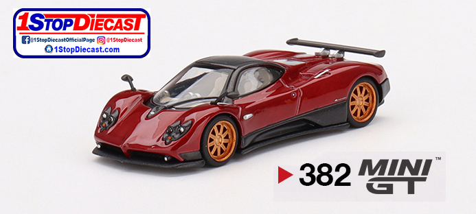 MINI GT 1/64 PAGANI ZONDA F ROSSO DUBAI / MIJO HOBBY EXCLUSIVE / *FREE USA SHIPPING