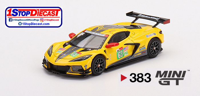 MINI GT 1/64 CHEVROLET CORVETTE C8.R #63 2022 LE MANS 2ND / MIJO HOBBY EXCLUSIVE / *FREE USA SHIPPING