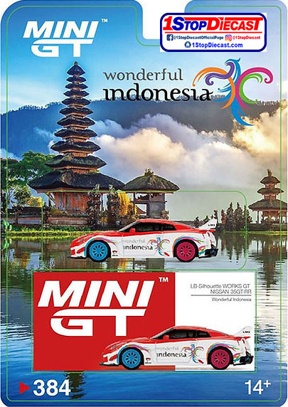 MINI GT 1/64 LB WORKS NISSAN SKYLINE 35GT-RR WONDERFUL INDONESIA / HOBBY EXCLUSIVE / *FREE USA SHIPPING