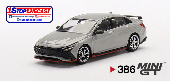 MINI GT 1/64 HYUNDAI ELANTRA N CYBER GREY / MIJO HOBBY EXCLUSIVE / *FREE USA SHIPPING