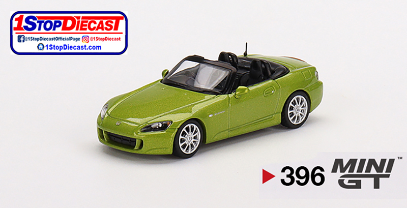 MINI GT 1/64 HONDA S2000 (AP2) LIME GREEN METALLIC  / MIJO HOBBY EXCLUSIVE / *FREE USA SHIPPING
