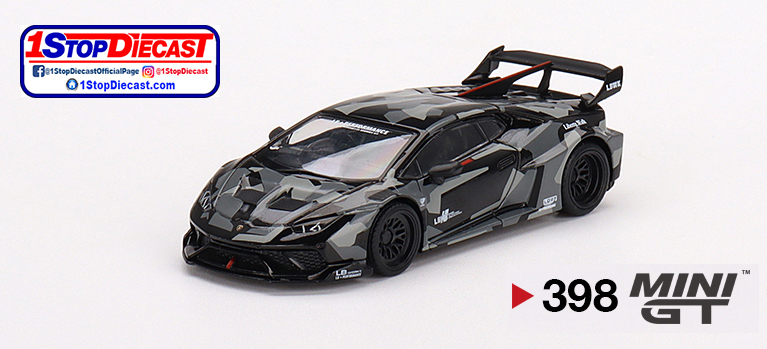 MINI GT 1/64 LB WORKS LAMBORGHINI HURACAN GT DIGATAL CAMO  / MIJO HOBBY EXCLUSIVE / *FREE USA SHIPPING