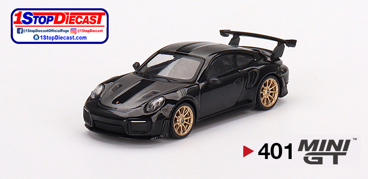 MINI GT 1/64 PORSCHE 911(991) GT2 RS WEISSACH PACKAGE BLACK  / MIJO HOBBY EXCLUSIVE / *FREE USA SHIPPING