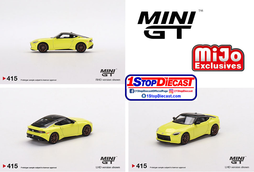 MINI GT 1/64 USA NISSAN Z PROTO SPEC 2023 IKAZUCHI YELLOW  / MIJO HOBBY EXCLUSIVE / *FREE USA SHIPPING