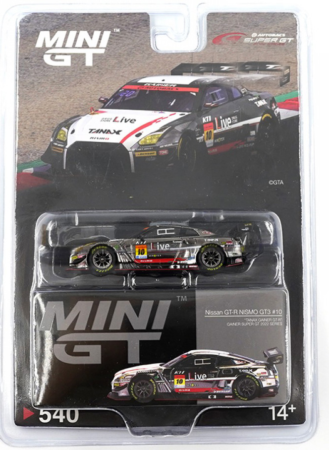 MINI GT 1/64 NISSAN SKYLINE GT-R R34 NISMO GT3 #10 TANAX SUPER GT / JAPAN EXCLUSIVE / *FREE USA SHIPPING