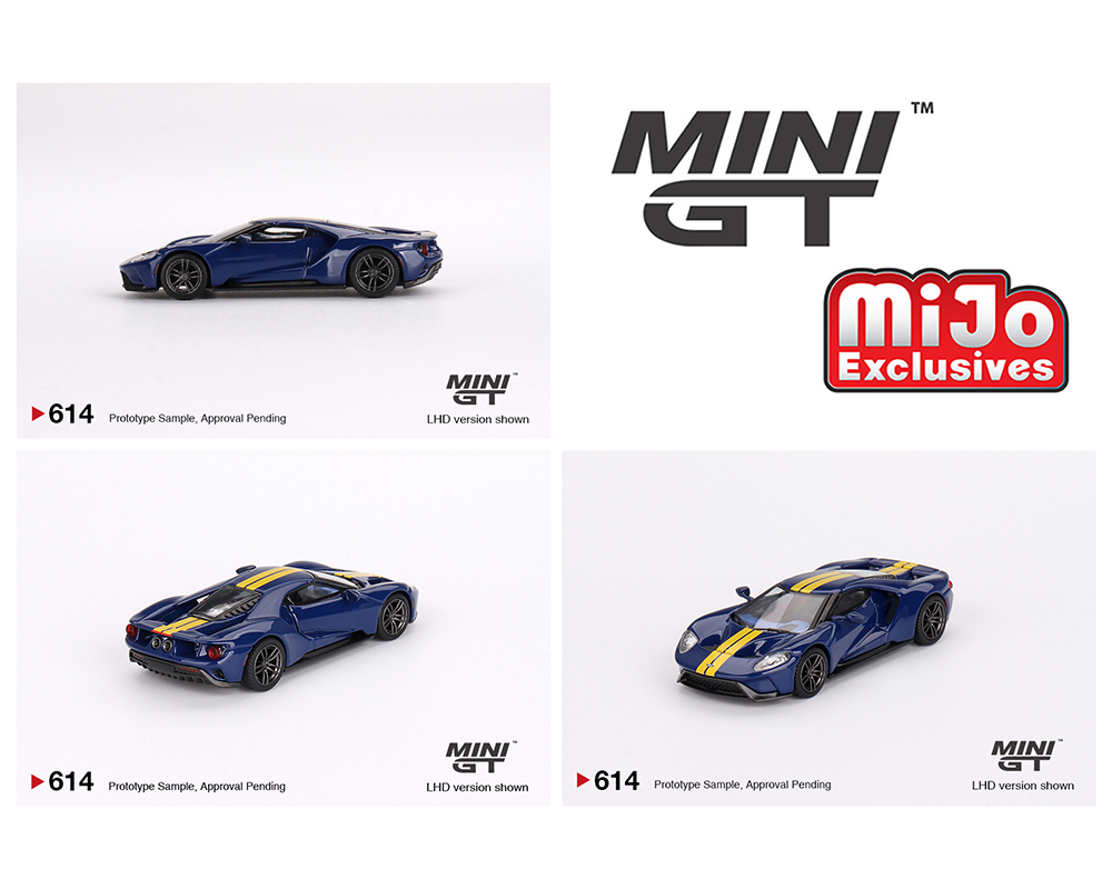 MINI GT 1/64 FORD GT SUNOCO BLUE / *FREE USA SHIPPING