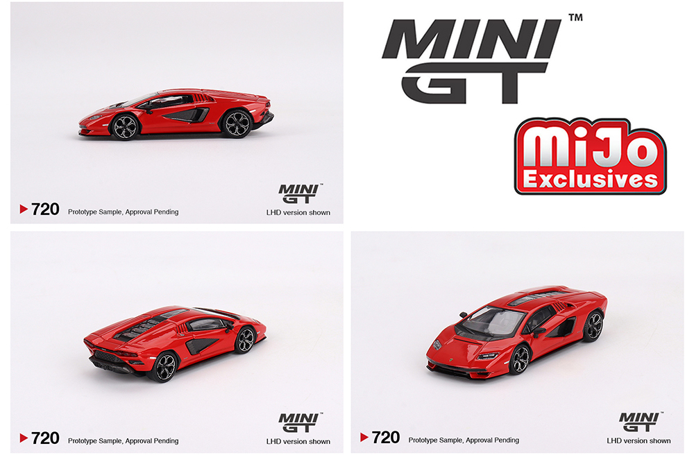 MINI GT 1/64 LAMBORGHINI COUNTACH LPI 800-4 ROSSO MARS / MIJO EXCLUSIVE / *FREE USA SHIPPING