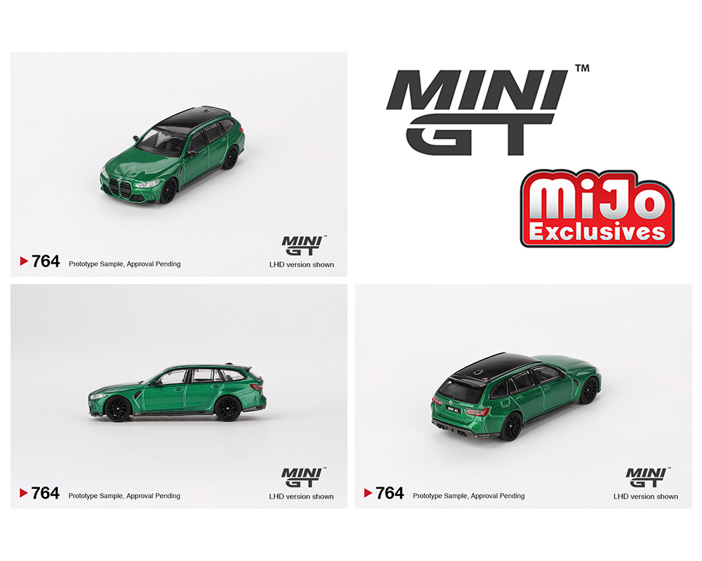 MINI GT 1/64 BMW M3 COMPETITION TOURING ISLE OF MAN GREEN / *FREE USA SHIPPING