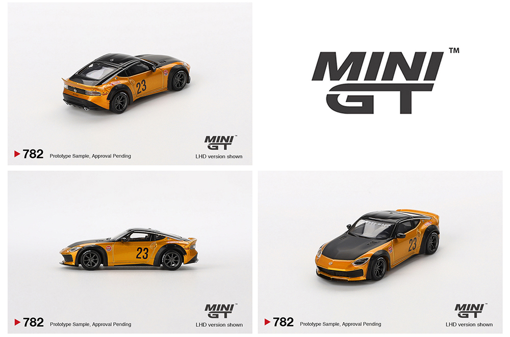MINI GT 1/64 NISSAN Z LB-NATION WORKS LB GOLD / MIJO EXCLUSIVE / *FREE USA SHIPPING