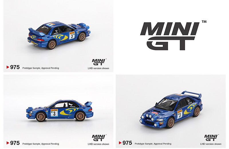 MINI GT 1/64 SUBARU IMPRESA WRC98 MONTE CARLO RALLY   / *FREE USA SHIPPING