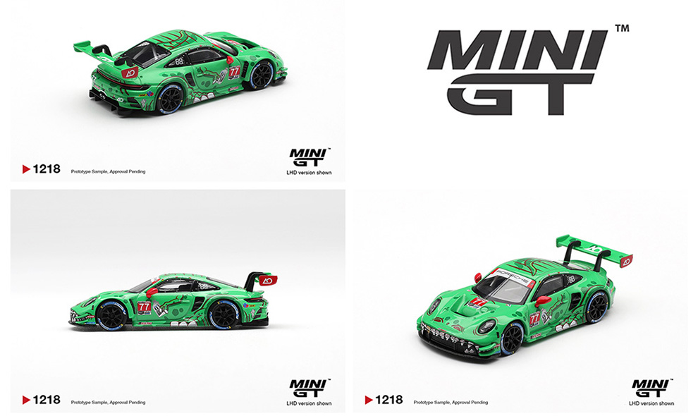 MINI GT 1/64 REXY PORSCHE 911 GT3 R 992 #77 AO RACING 2025 SEBRING CLASS WINNER  / *FREE USA SHIPPING