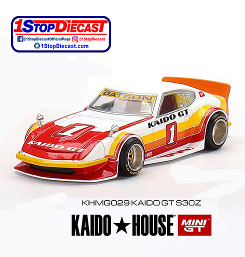 MINI GT 1/64 KAIDO HOUSE DATSUN FAIRLADY Z KAIDO GT V1 RED AND