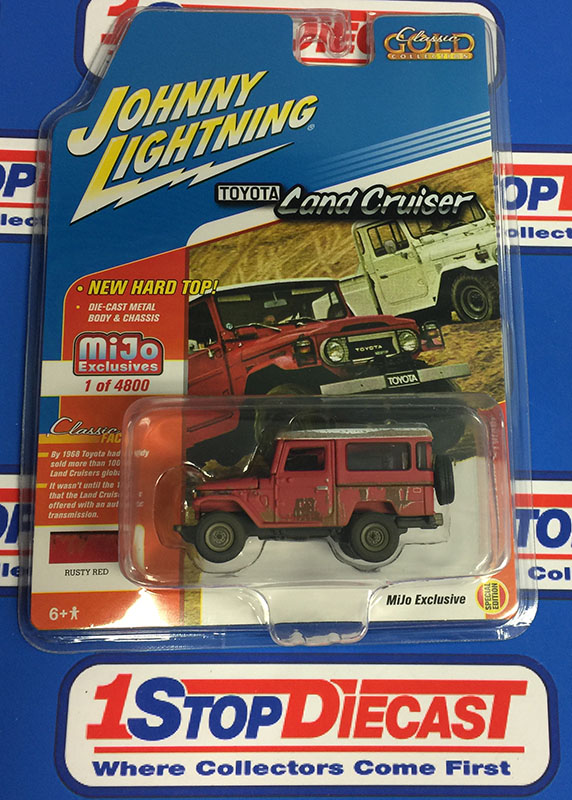 JOHNNY LIGHTNING 1980 TOYOTA LAND CRUISER HT RUSTY RED  / MIJO EXCLUSIVE / FREE SHIPPING*