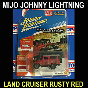 JOHNNY LIGHTNING 1980 TOYOTA LAND CRUISER HT RUSTY RED  / MIJO EXCLUSIVE / FREE SHIPPING*