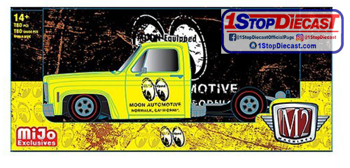 M2 1/24th AUTO-TRUCKS MOONEYES SQUARE BODY MIJO EXCLUSIVE  / FREE USA SHIPPING*