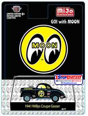 M2 MACHINES 1/64 MIJO EXCLUSIVE 41 WILLYS MOONEYES GASSER  / LIMITED EDITION / *FREE USA SHIPPING