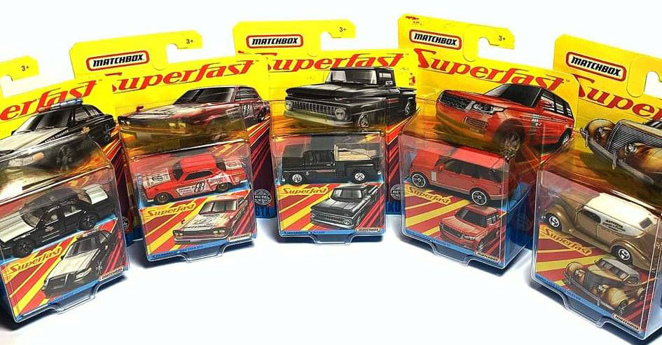 MATCHBOX  2020 SUPERFAST RELEASE E  /  8 CAR CASE / *FREE SHIPPING