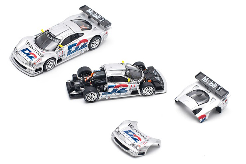 POP RACE 1/64 MERCEDES BENZ CLK AMG GTR 1997 FIA GT D2 / *FREE USA SHIPPING