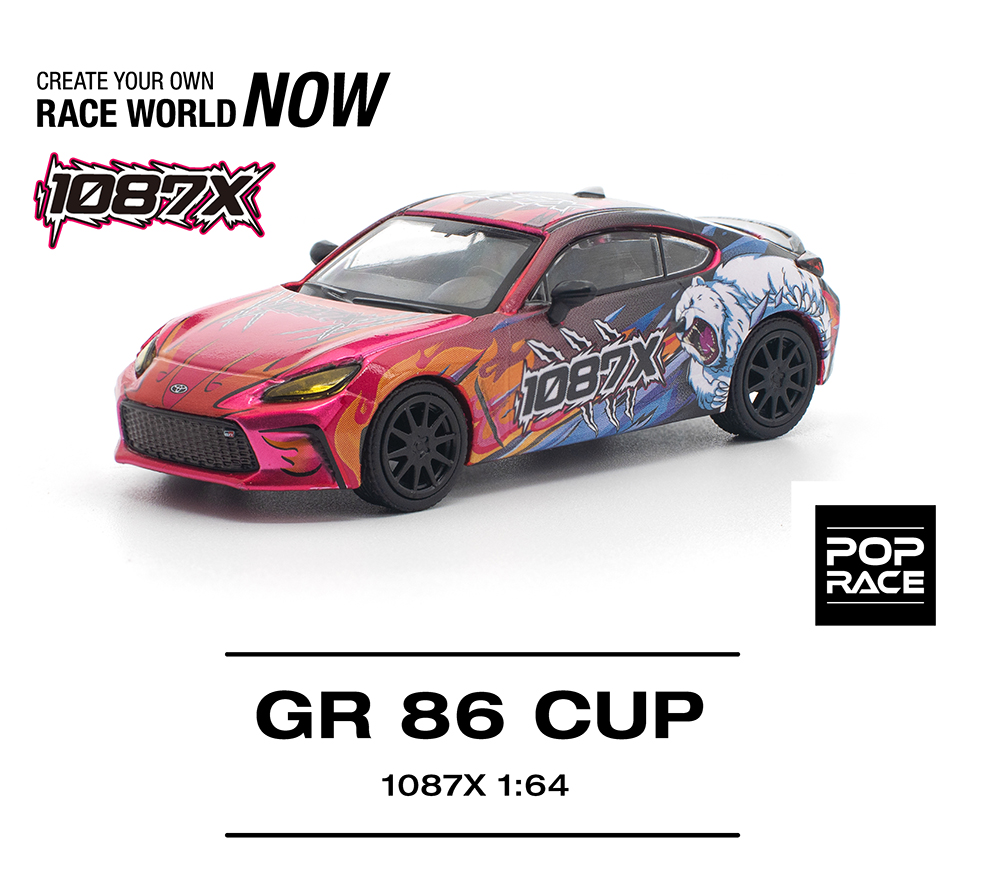 POP RACE 1/64 1087X GR86CUP  / *FREE USA SHIPPING