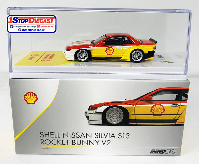 INNO64 1/64 NISSAN SILVIA S13 V2 PANDEM ROCKET BUNNY SHELL  / *FREE USA SHIPPING