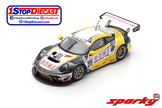 SPARKY 1/64 PORSCHE 911 GT3 R #99 ROWE RACING 2ND FIA WORLD CUP MACAU - VANTHOOR  / FREE USA SHIPPING*