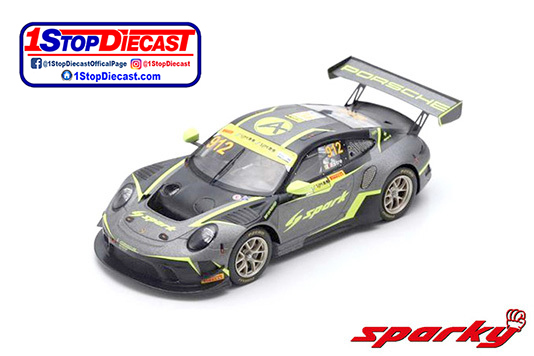 SPARKY 1/64 PORSCHE 911 GT3 R #912 ABSOLUTE RACING FIA WORLD CUP MACAU - IMPERATORI  / FREE USA SHIPPING*