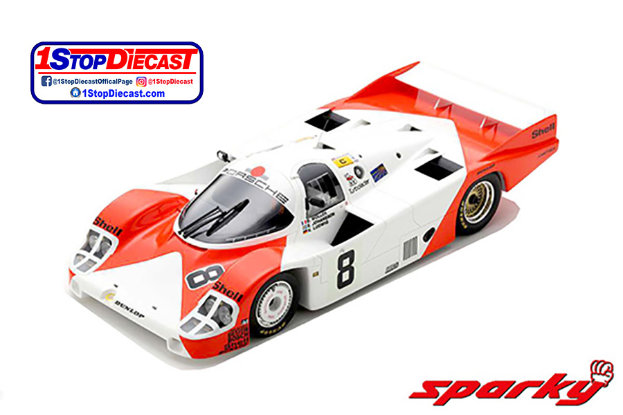 SPARKY 1/64 PORSCHE 956 #8 1983 Le MANS 24H 6th  B. Wollek - K. Ludwig - S. Johansson  / *FREE USA SHIPPING