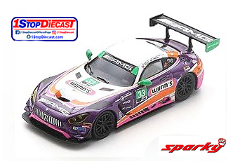 SPARKY 1/64 MERCEDES AMG GT3 #33 TEAM RILEY MOTORSPORTS  / FREE USA SHIPPING*