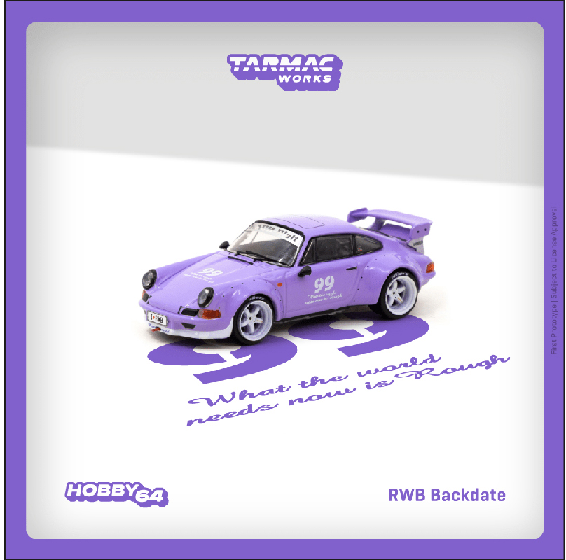TARMAC 1/64 RWB BACKDATE VIOLETTA IDLERS 12 HOURS 2016 / *FREE SHIPPING