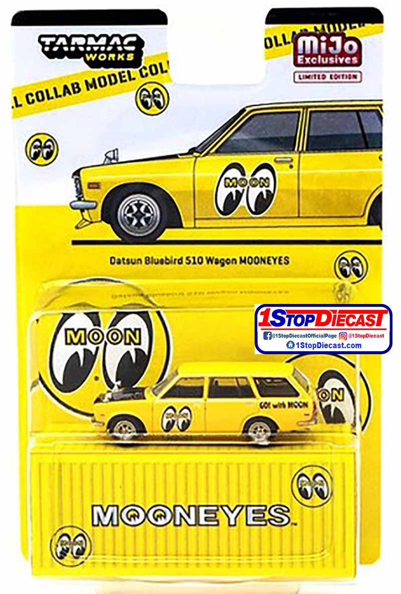 TARMAC 1/64 DATSUN 510 WAGON MIJO EXCLUSIVE MOONEYES / *FREE SHIPPING