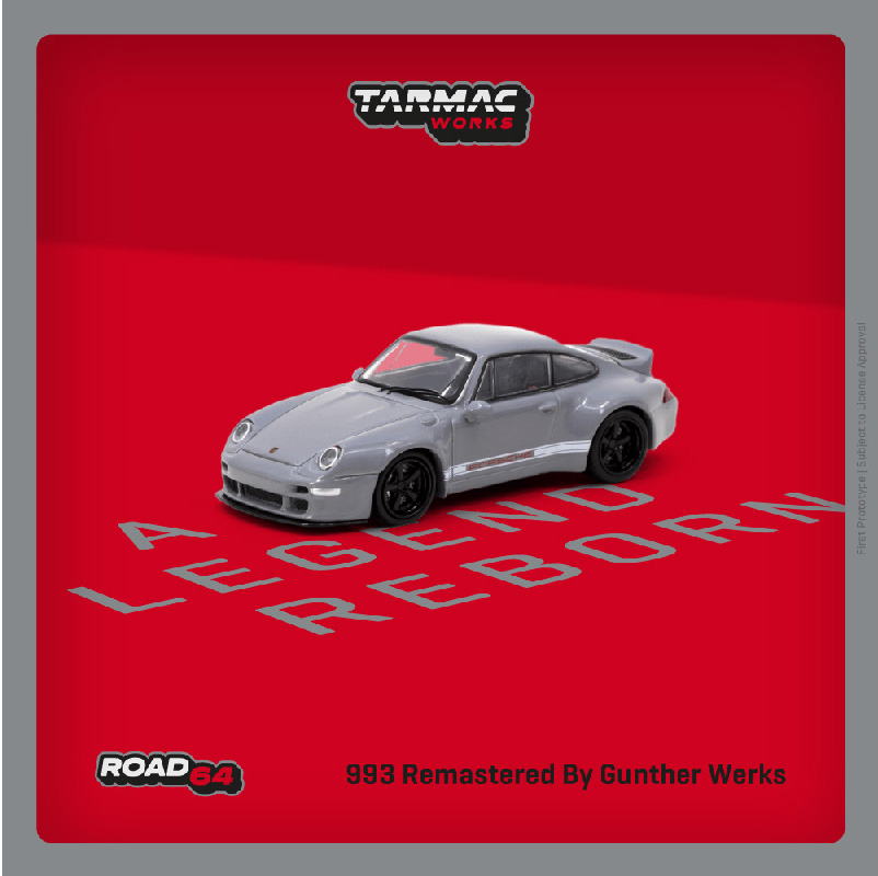 TARMAC 1/64 ROAD 64 993 REMASTERED BY GUNTHER WORKS GREY  / *FREE SHIPPING