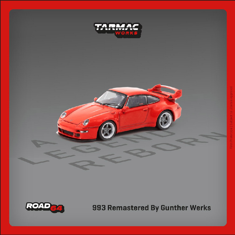TARMAC 1/64 ROAD 64 993 REMASTERED BY GUNTHER WORKS RED / *FREE SHIPPING