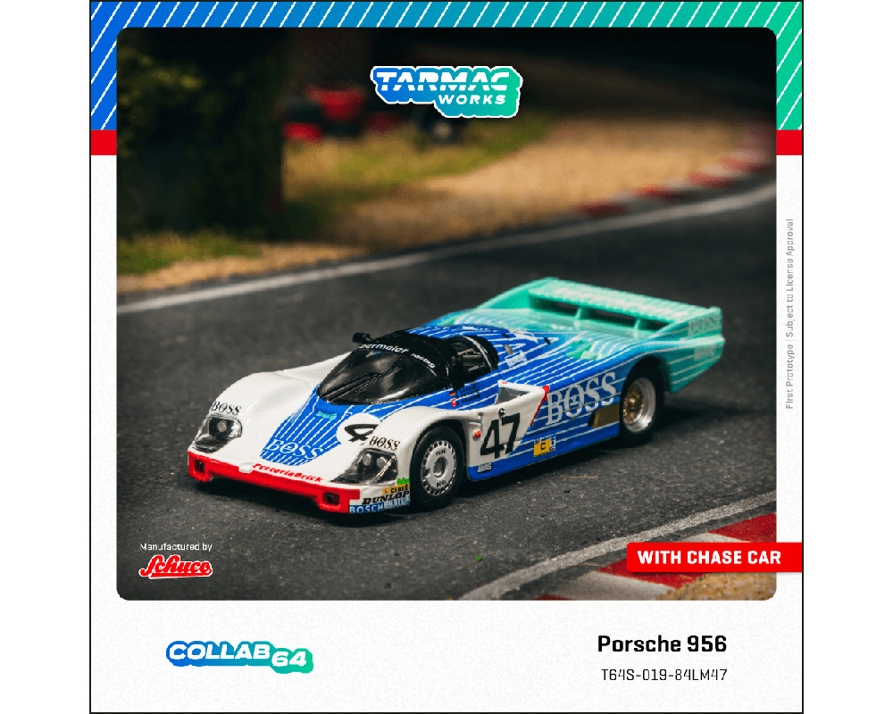 TARMAC  X SCHUCO 1/64 PORSCHE 956 LE MANS 1984 #471 / *FREE USA SHIPPING