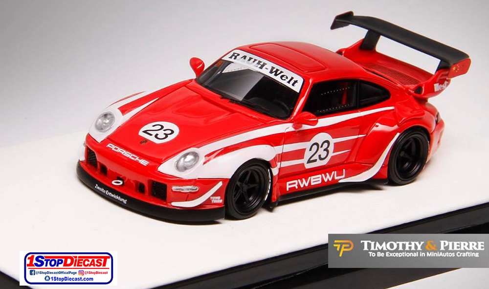 TIMOTHY PIERRE 1/64TH RWBRU 993 IN RED LIMITED TO 999 /  RESIN / *FREE SHIPPING