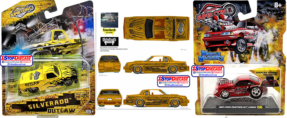 MAISTO 2022 VEGAS SUPER CON 3 CAR BUNDLE  /  *FREE USA SHIPPING*